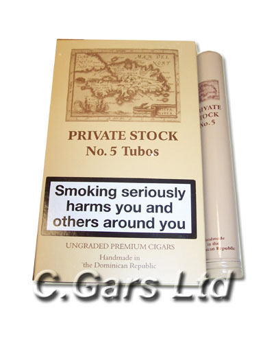 Private Stock no 5 Tubos Cigars - 4s