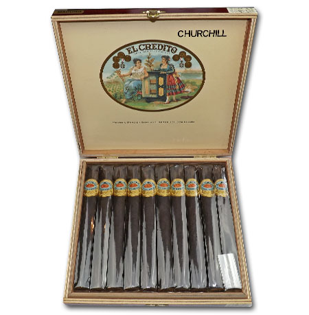 El Credito Churchills Maduro Cigar - Box of 10