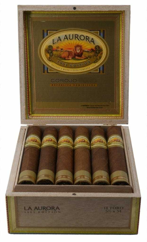 La Aurora Preferidos 1903 Edition Gold Corojo Corona