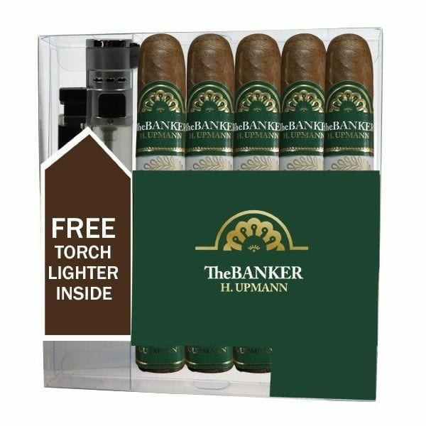 H. Upmann The Banker Annuity 5 Pack with Torch Lighter