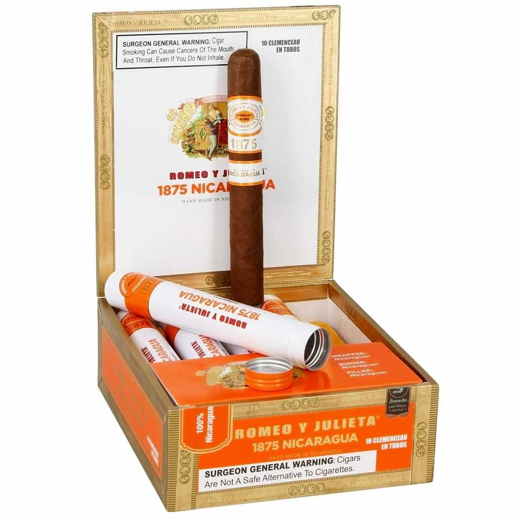 Romeo y Julieta 1875 Nicaragua Clemenceau en Tubo