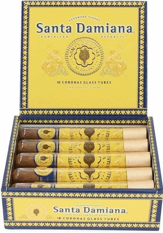 Santa Damiana Classic Coronas Glass Tube