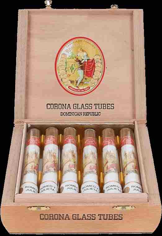 Romeo y Julieta Vintage Toro Glass Tubes