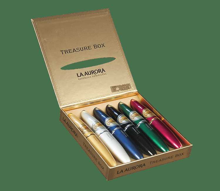 La Aurora Preferidos 1903 Edition Treasure Box Tubos Sampler