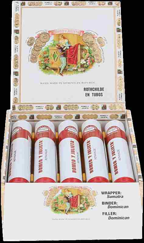 Romeo y Julieta 1875 Rothchilde Tubo
