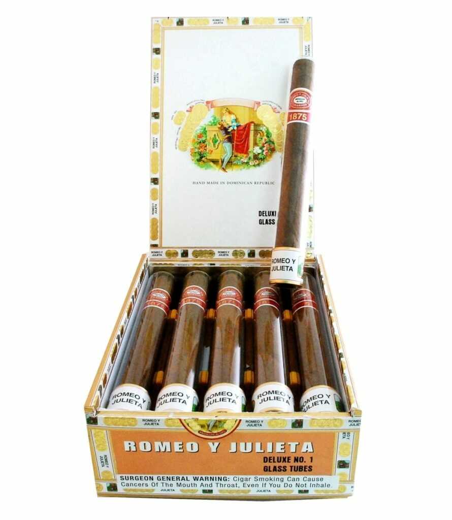 Romeo y Julieta 1875 Deluxe No. 1 Glass Tubes